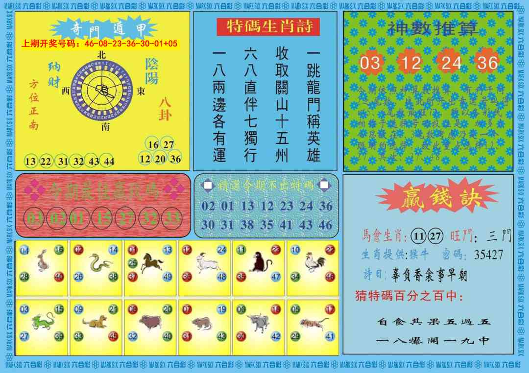 084期黄大仙灵码B[图]